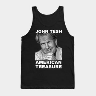 John Tesh American Treasure FanArt Tribute Tank Top